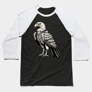 Eagle Illustration Baseball T-Shirt